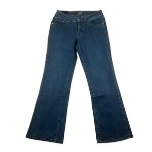 Vintage Jag Jeans Womens 6P Blue Dark Wash Stretch Bootcut Denim Pants JP1354-10